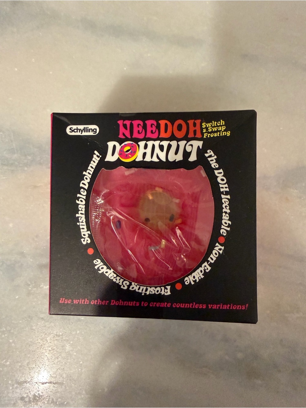 Faux Needoh Dohnut in Hot Pink Box